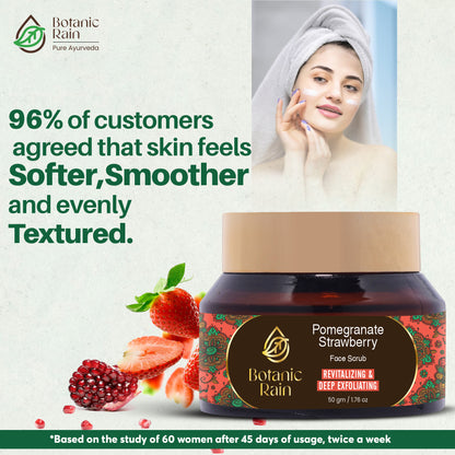 Pomegranate Strawberry Face Scrub