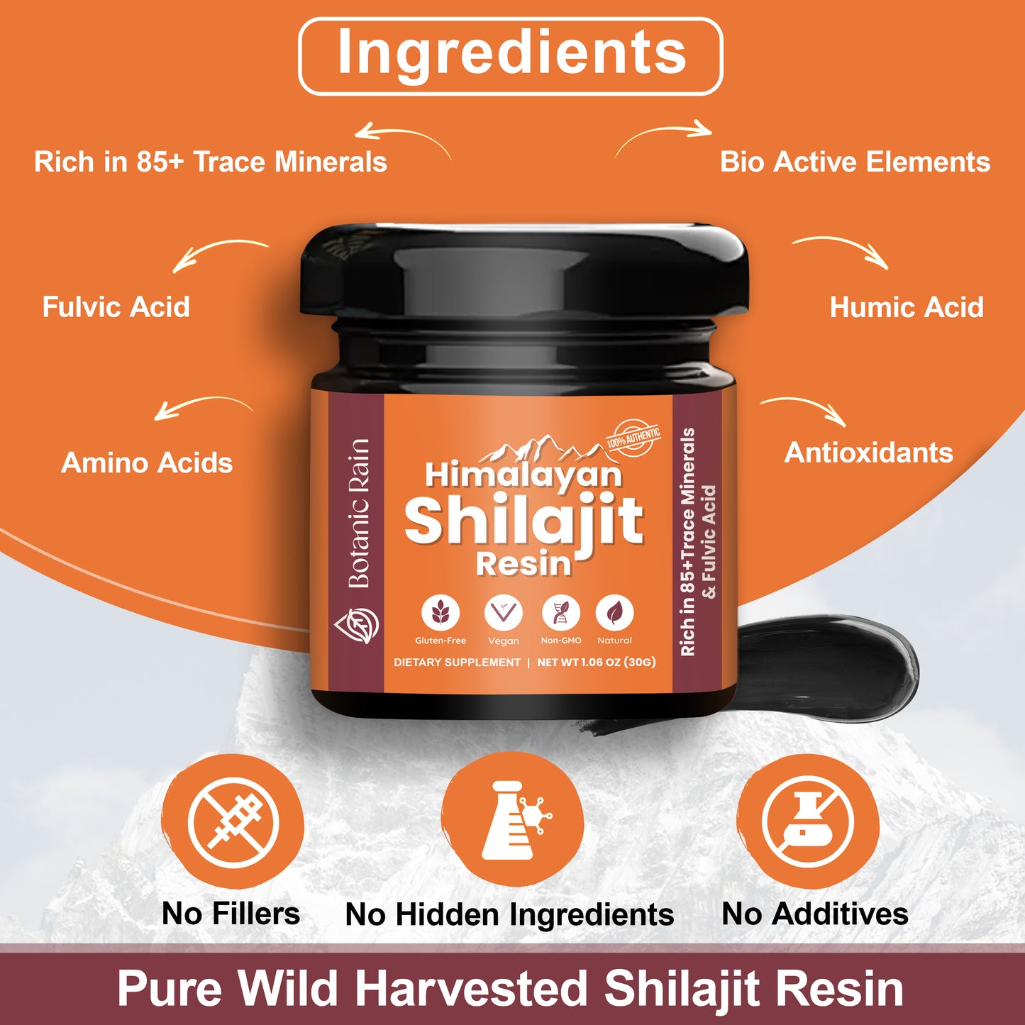 Himalayan Shilajit Resin - Lab Tested